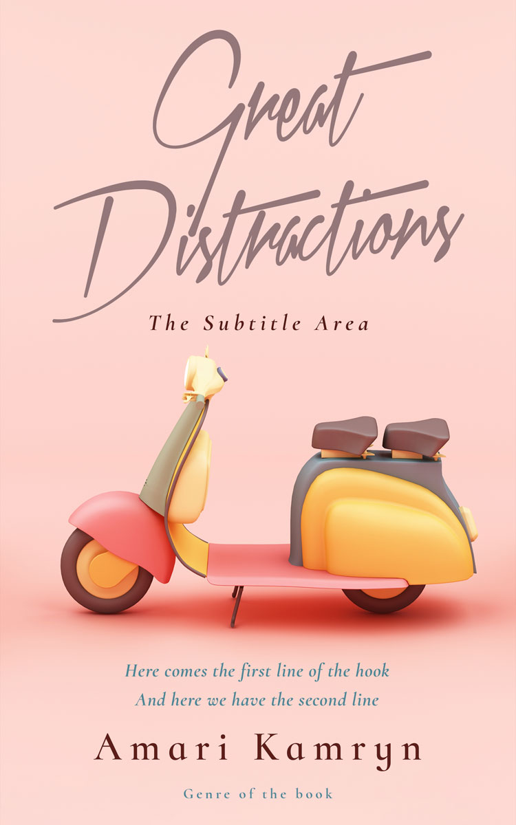 2D view of Premade Romance Book Cover - Cinderella