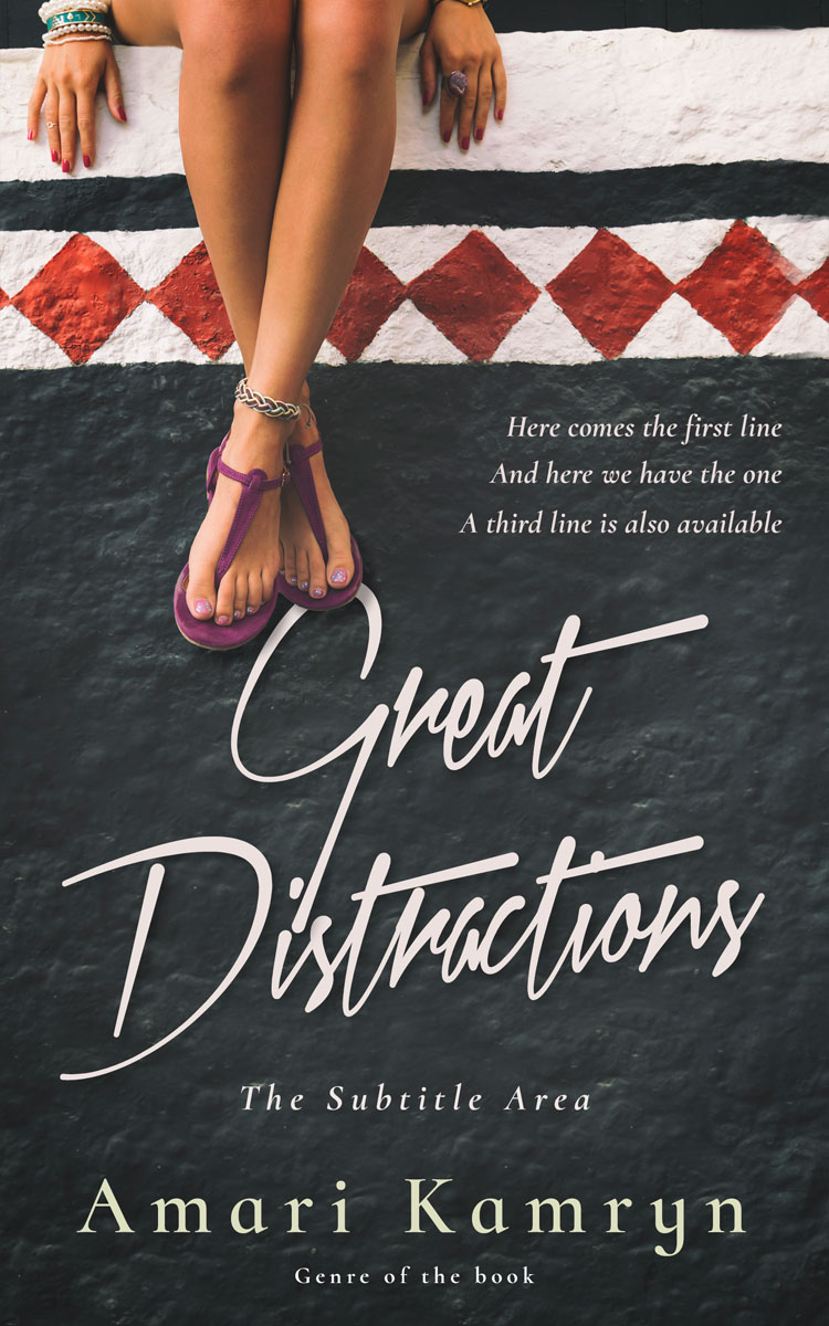 2D view of Premade Teen & Young Adult Book Cover - Outer Space