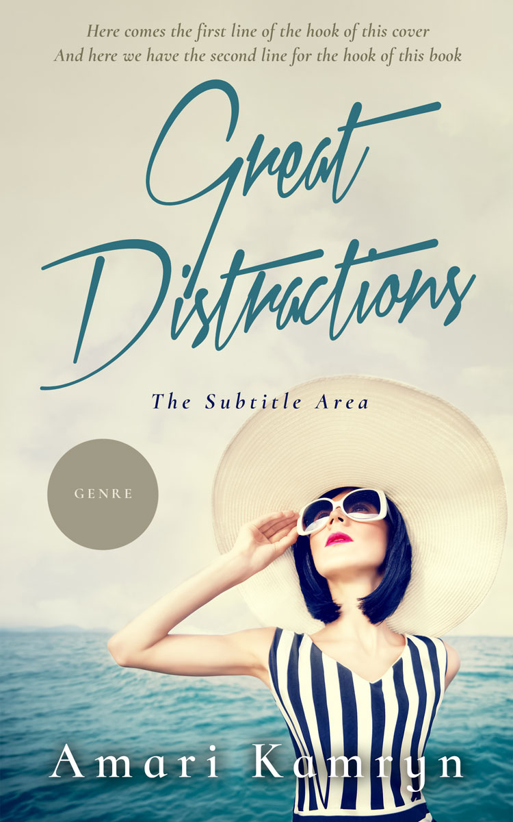 2D view of Premade Romance Book Cover - Satin Linen