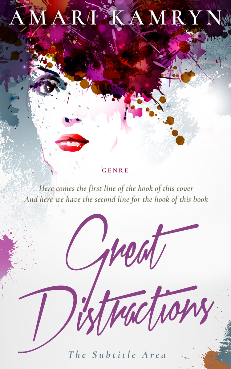 2D view of Premade Romance Book Cover - Tamarind