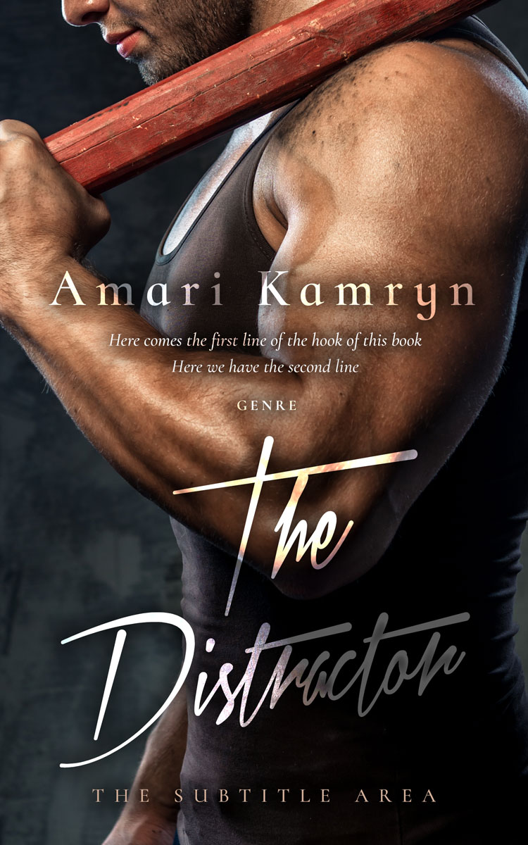 2D view of Premade Erotica Book Cover - Thunder