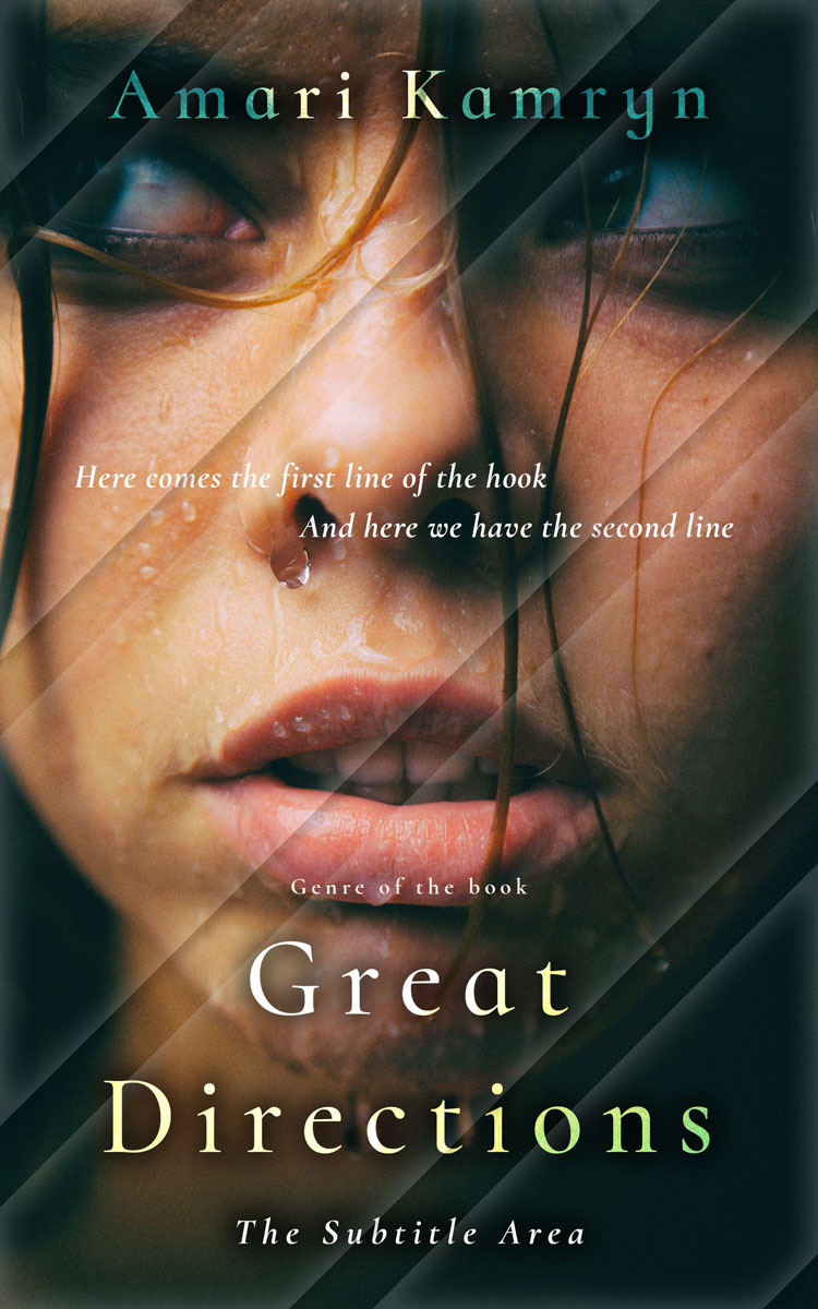 2D view of Premade Mystery & Thriller & Suspense Book Cover - Antique Brass