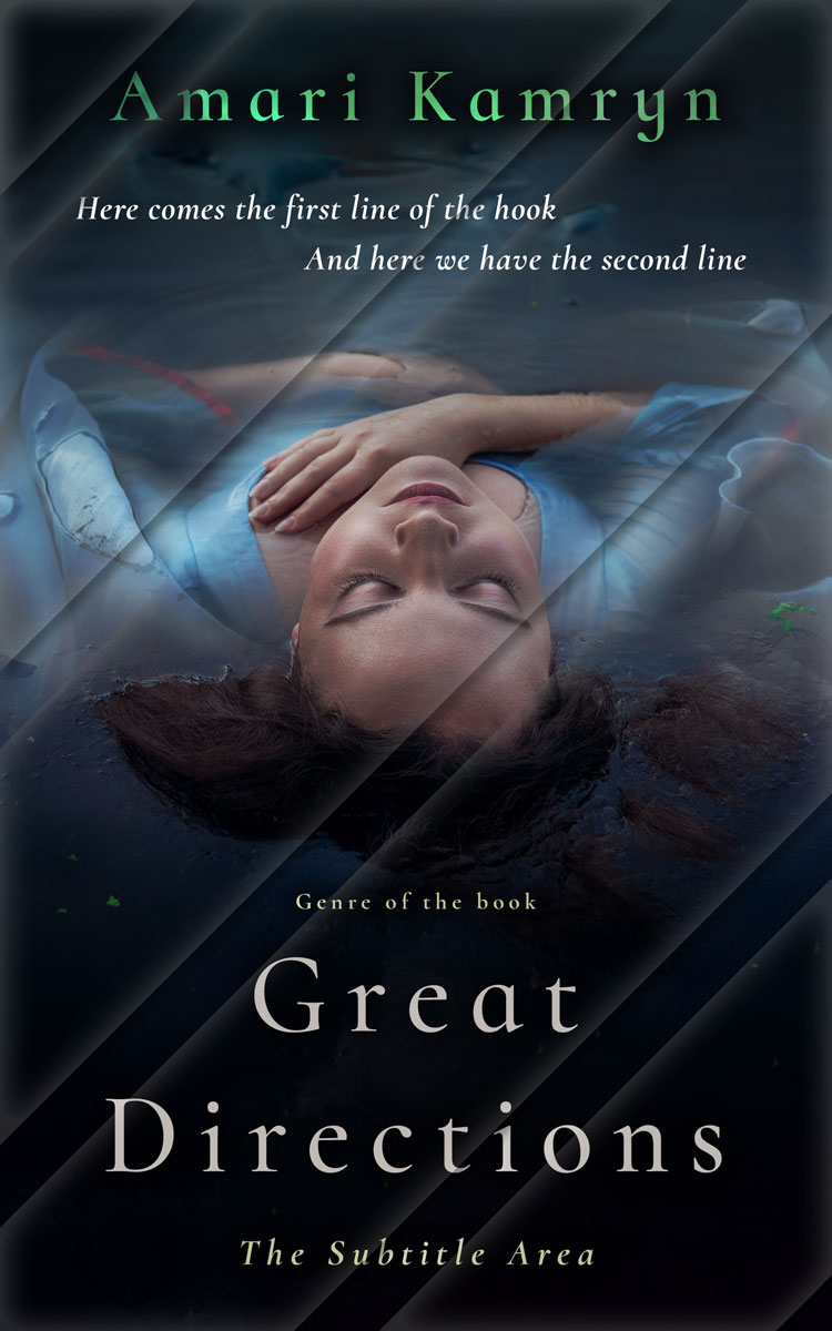 2D view of Premade Mystery & Thriller & Suspense Book Cover - Mirage