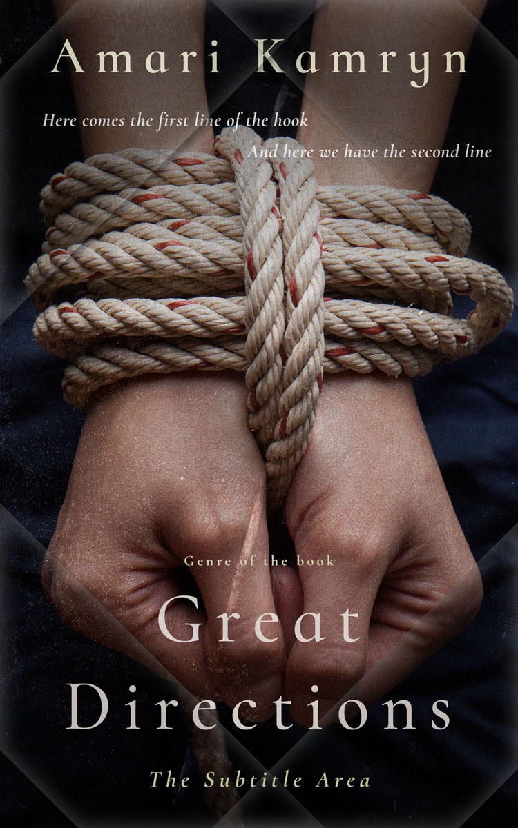 2D view of Premade Mystery & Thriller & Suspense Book Cover - Cocoa Brown