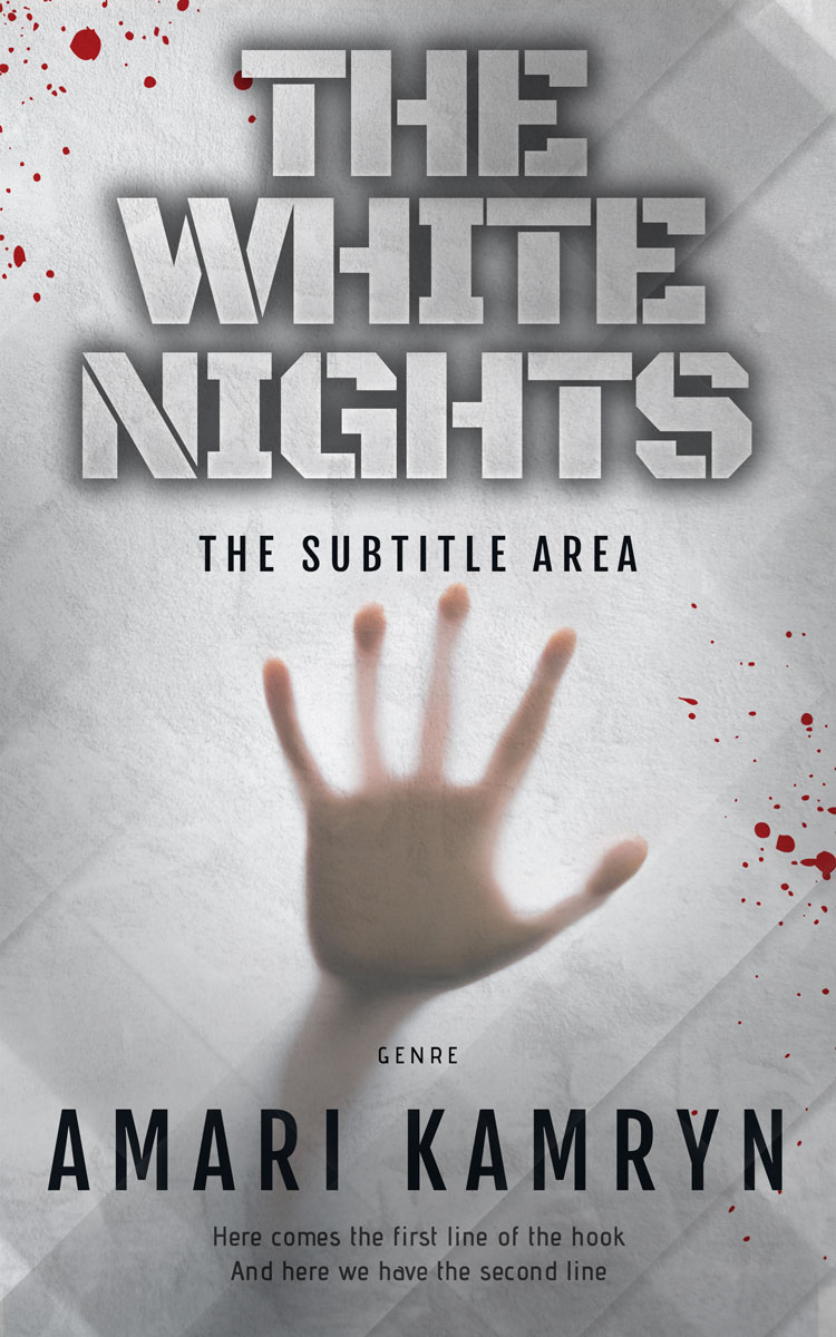 2D view of Premade Mystery & Thriller & Suspense Book Cover - French Gray