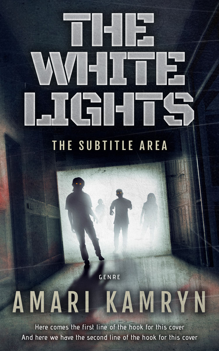 2D view of Premade Horror Book Cover - Pumice