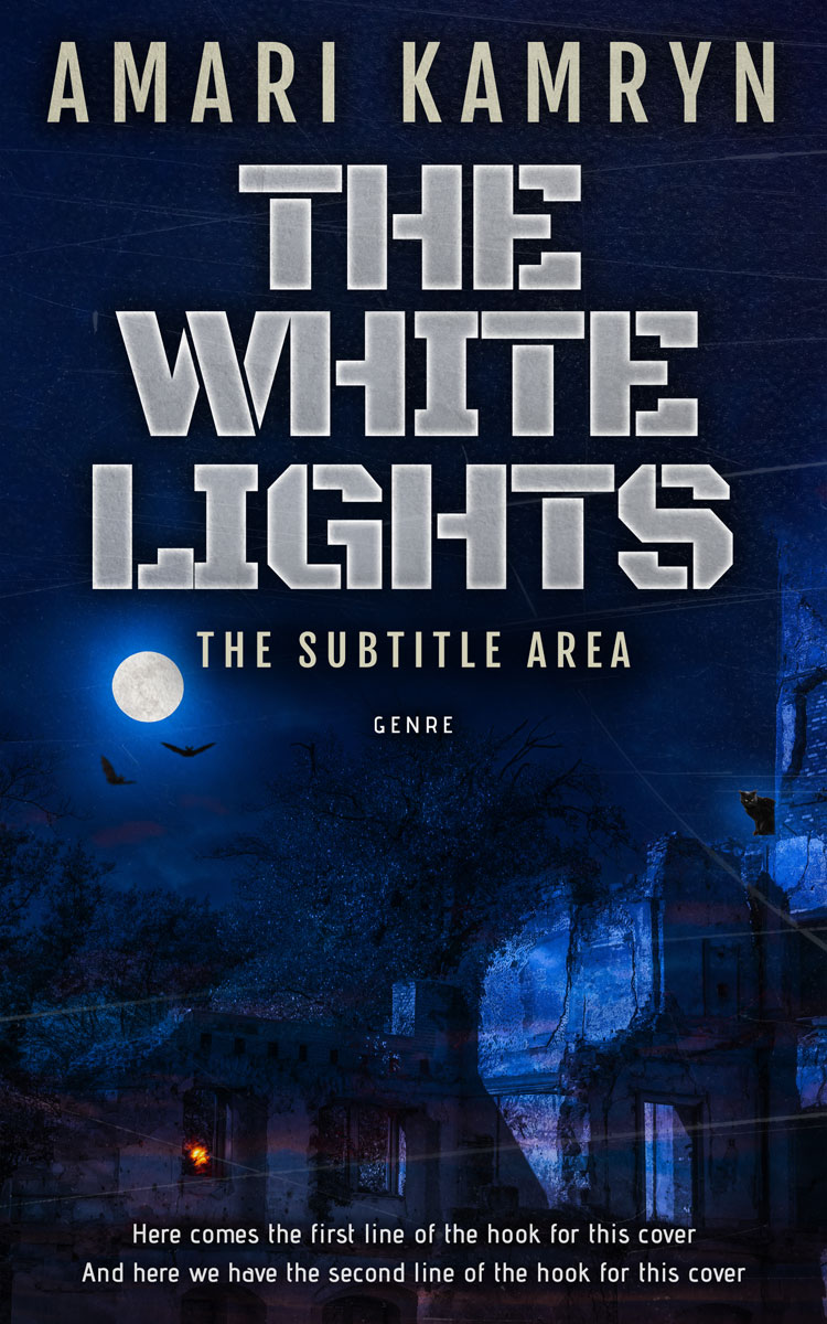 2D view of Premade Horror Book Cover - Firefly