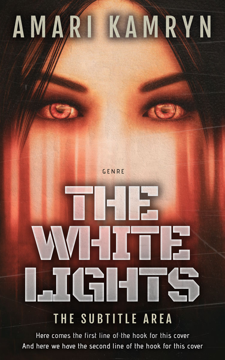 2D view of Premade Horror Book Cover - Tumbleweed