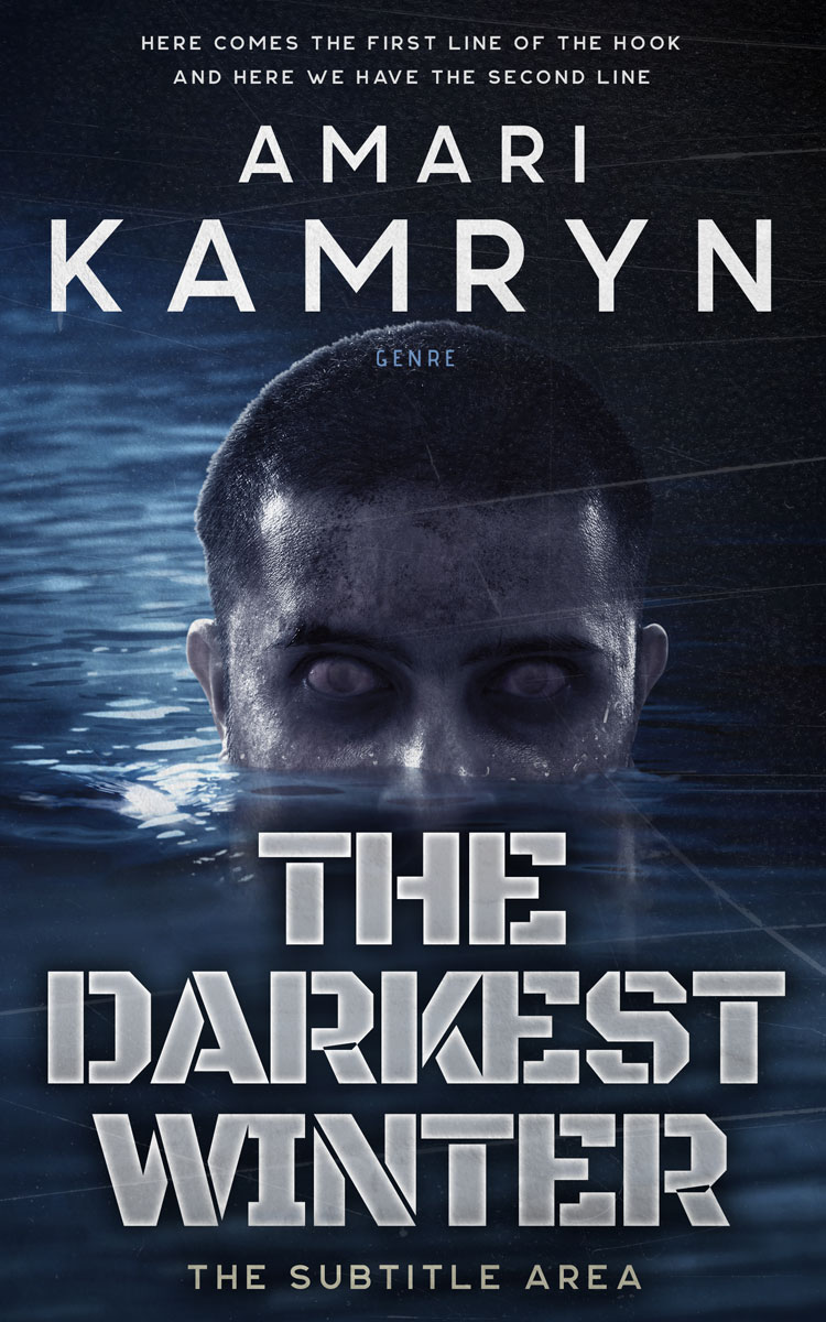 2D view of Premade Horror Book Cover - Mirage