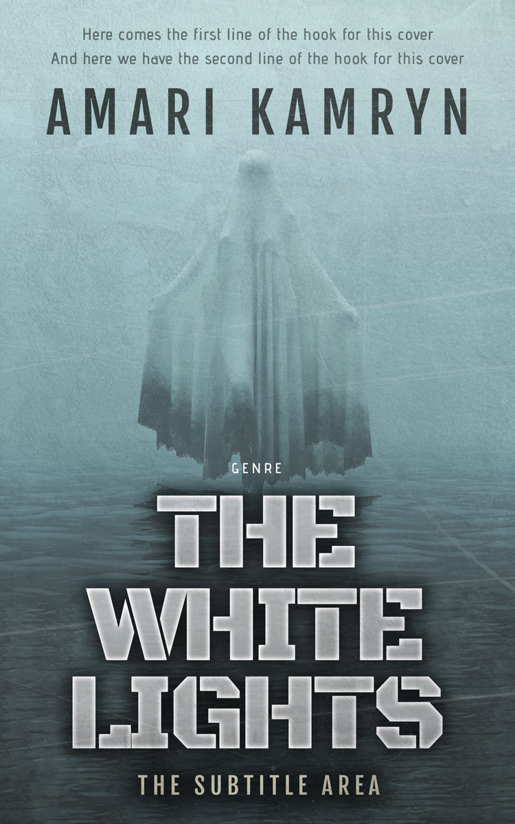 2D view of Premade Horror Book Cover - Cascade