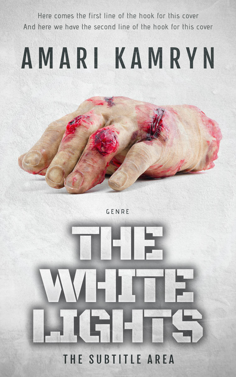 2D view of Premade Horror Book Cover - Swiss Coffee