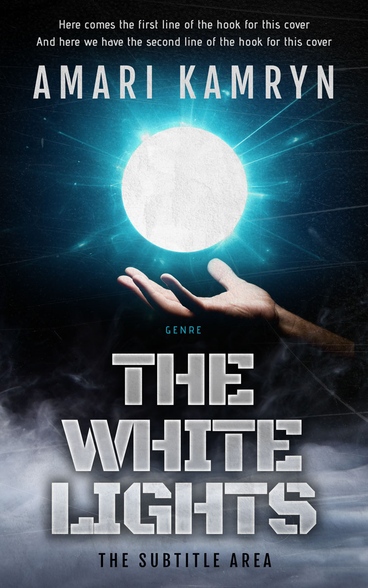 2D view of Premade Fantasy Book Cover - French Gray