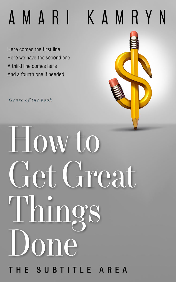 2D view of Premade Business Book Cover - Silver Chalice