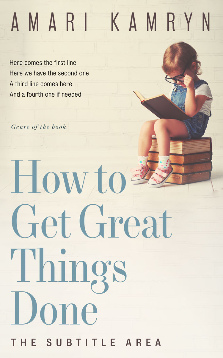 2D view of Premade Education Book Cover - White Rock