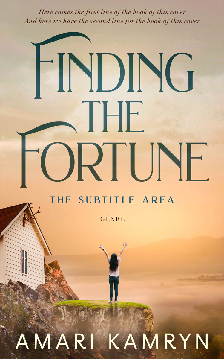 2D view of Premade Nature Book Cover - Calico