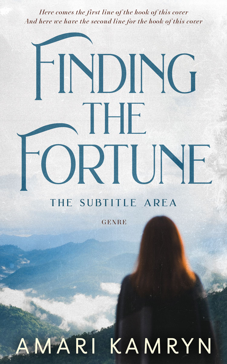 2D view of Premade Literary Fiction Book Cover - Pickled Bluewood