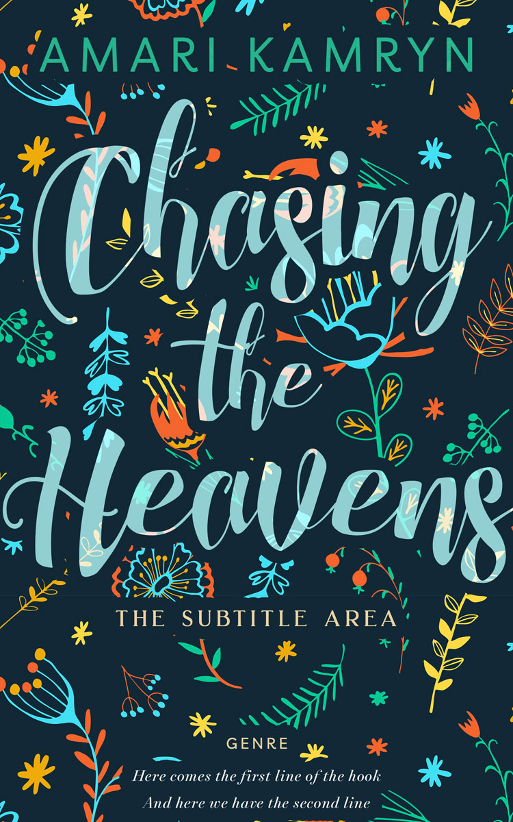 2D view of Premade Abstract Book Cover - Big Stone