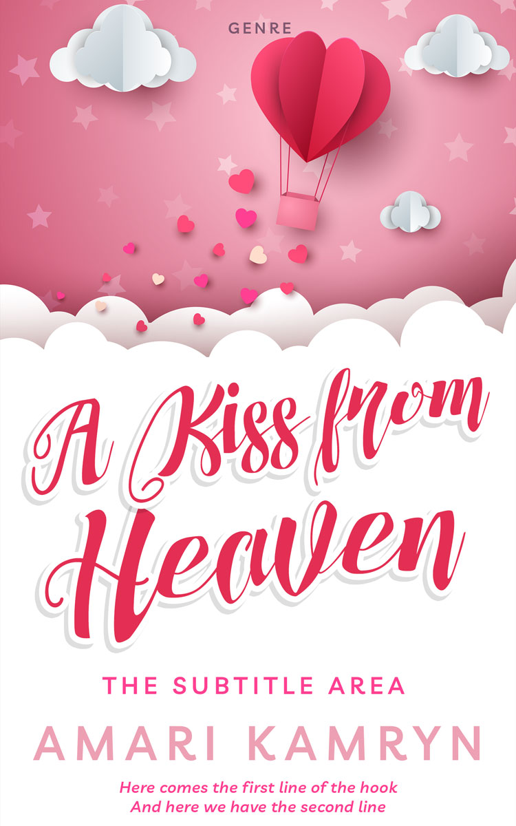 2D view of Premade Romance Book Cover - Shocking