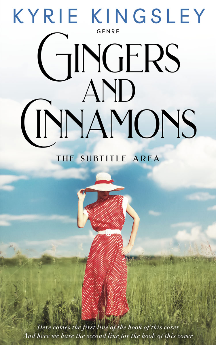 2D view of Premade Romance Book Cover - Gray Nurse