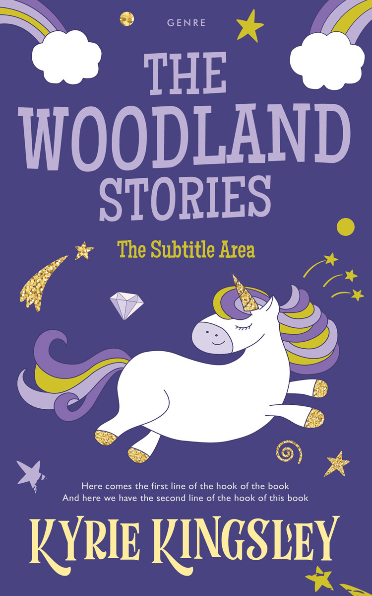 2D view of Premade Children's Book Cover - Victoria