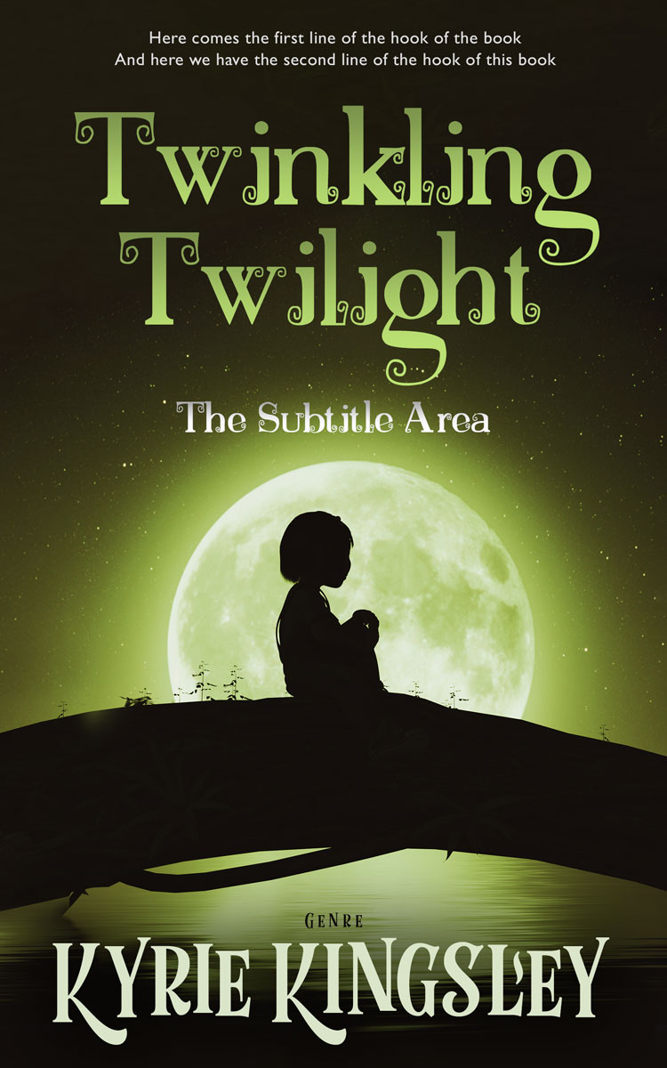 2D view of Premade Surreal Book Cover - Pine Glade