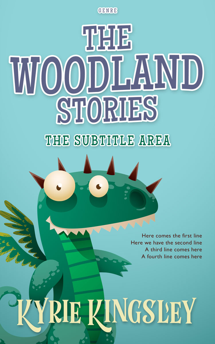 2D view of Premade Fantasy Book Cover - Glacier