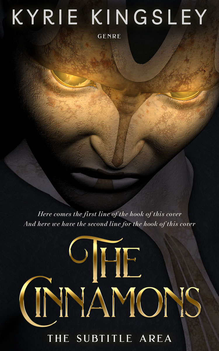 2D view of Premade Science Fiction Book Cover - Cod Gray