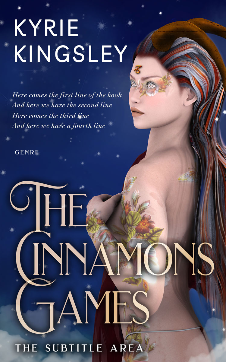 2D view of Premade Fantasy Book Cover - Martinique