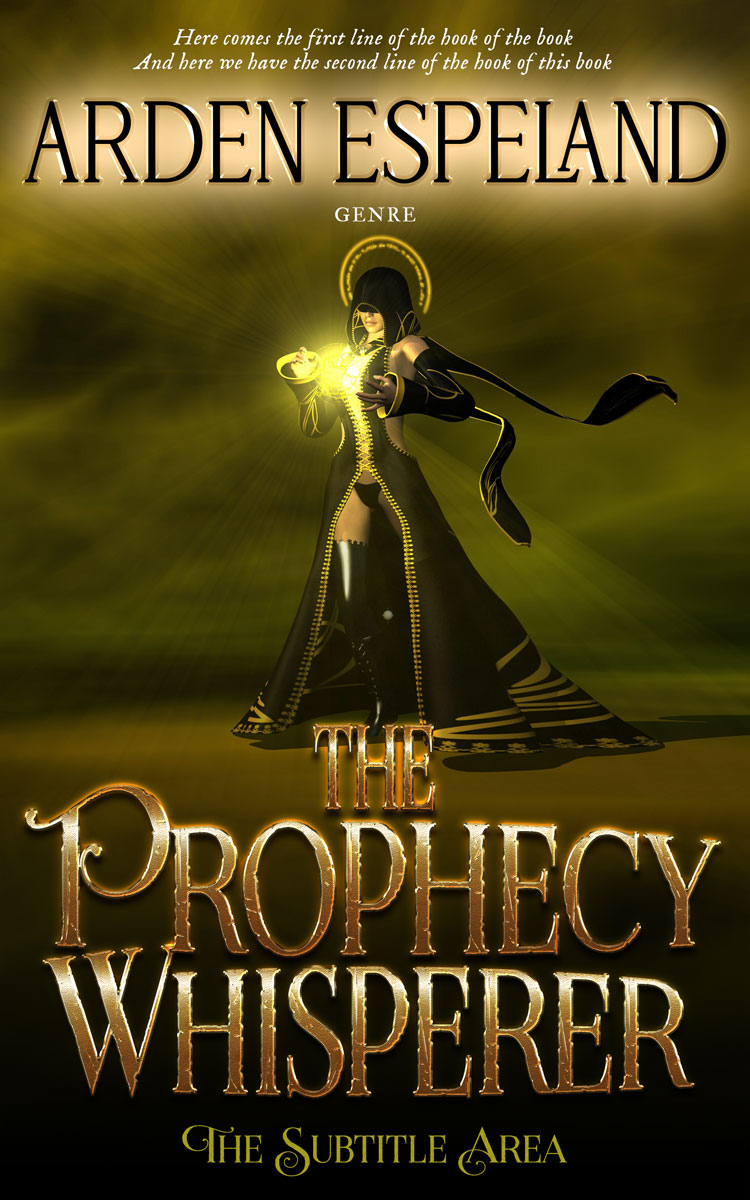 2D view of Premade Fantasy Book Cover - Jacko Bean