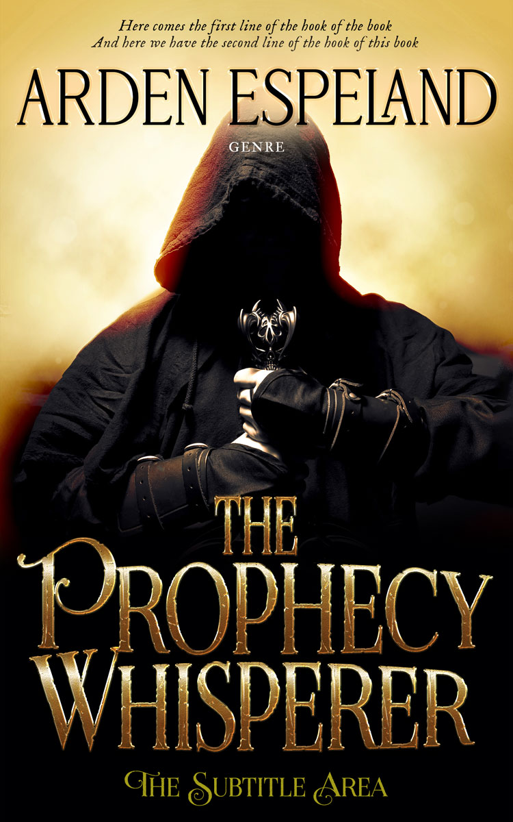 2D view of Premade Fantasy Book Cover - Putty