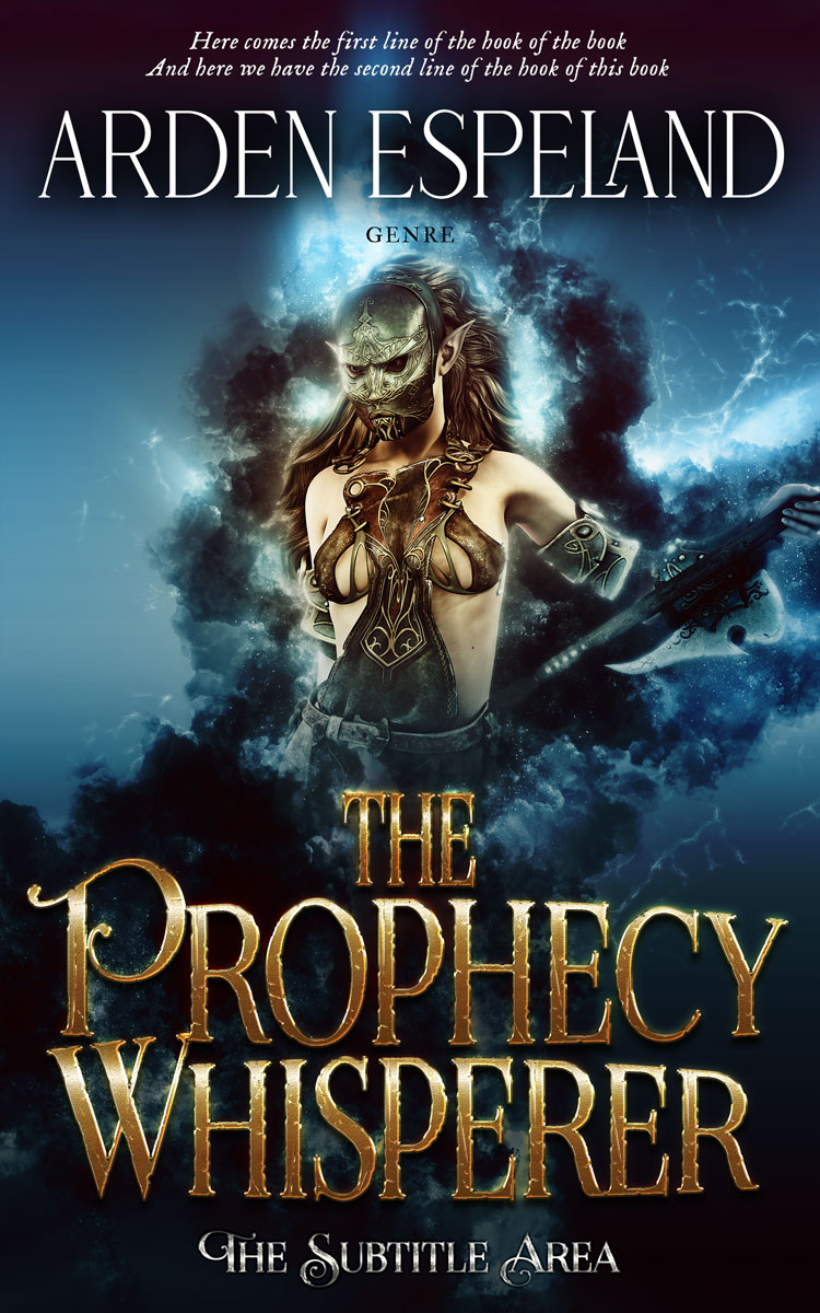 2D view of Premade Fantasy Book Cover - Mirage