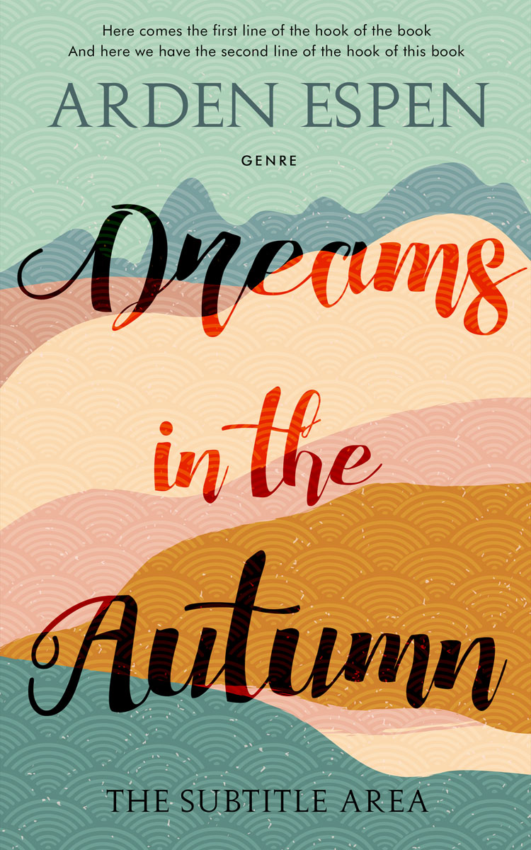 2D view of Premade Poetry Book Cover - Akaroa