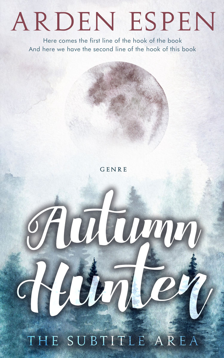 2D view of Premade Fantasy Book Cover - Athens Gray