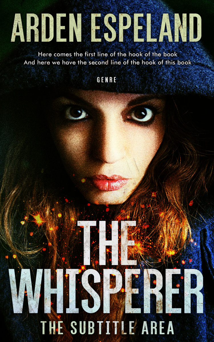 2D view of Premade Horror Book Cover - Vanilla