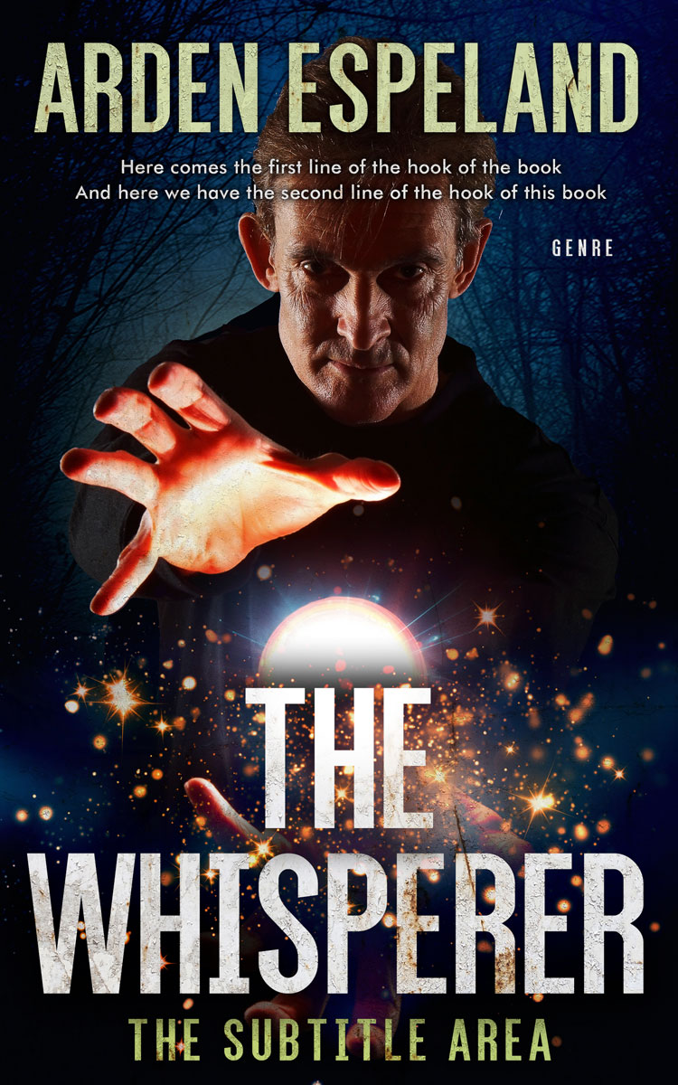 2D view of Premade Surreal Book Cover - Vanilla