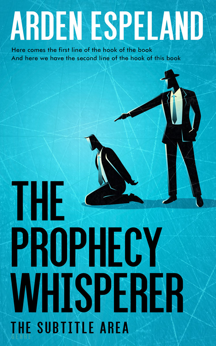 2D view of Premade Mystery & Thriller & Suspense Book Cover - Java