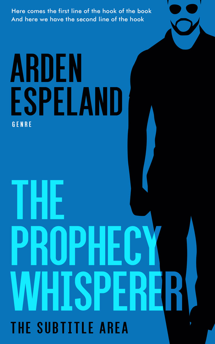 2D view of Premade Mystery & Thriller & Suspense Book Cover - Denim