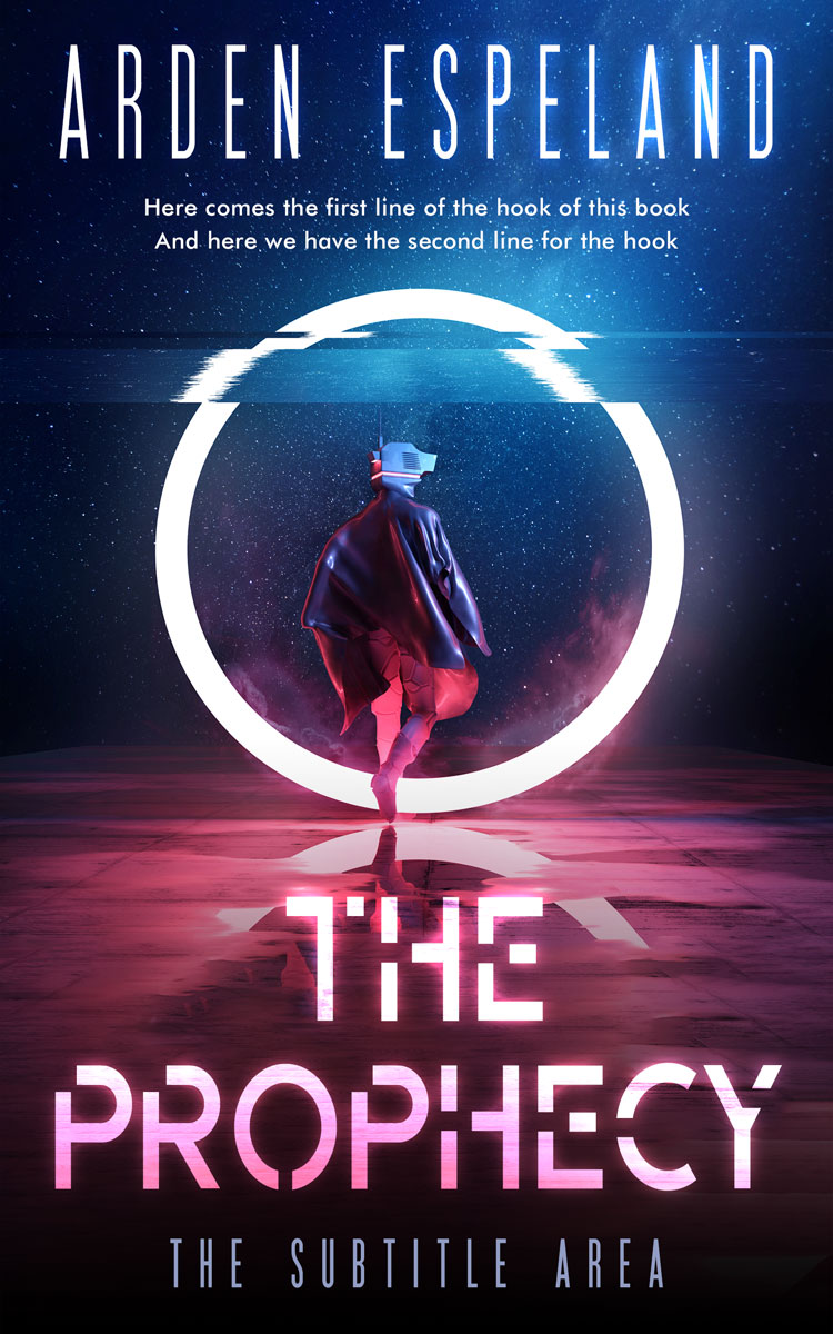 2D view of Premade Apocalyptica Book Cover - Revolver