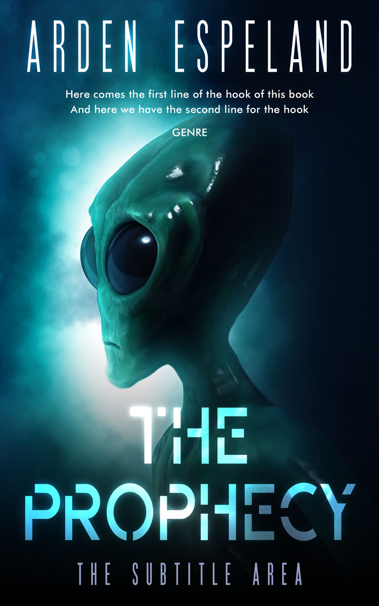 2D view of Premade Science Fiction Book Cover - Black Pearl