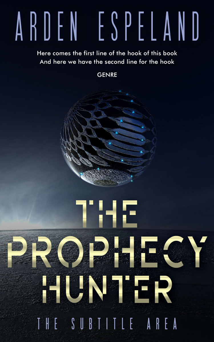 2D view of Premade Science Fiction Book Cover - Vulcan