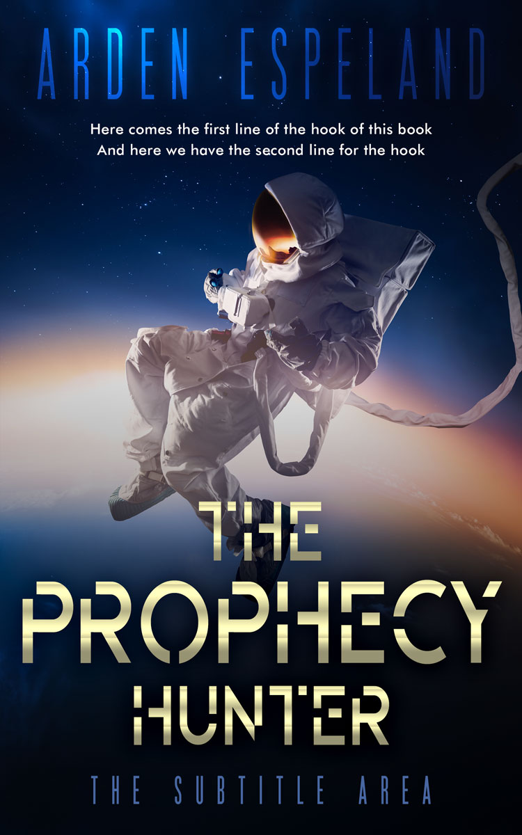 2D view of Premade Science Fiction Book Cover - Malta