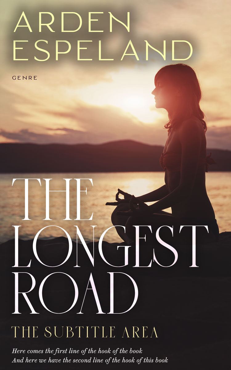 2D view of Premade Self-Improvement & Self-Help Book Cover - Brandy