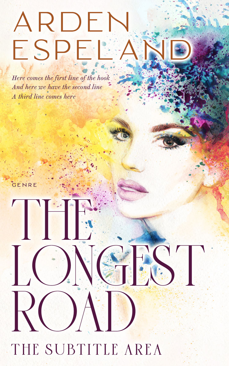 2D view of Premade Romance Book Cover - Spring Wood