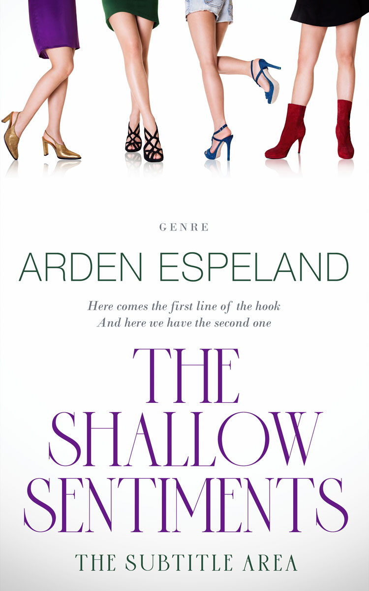 2D view of Premade Chick Lit Book Cover - Bossanova