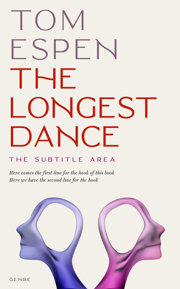 2D view of Premade Self-Improvement & Self-Help Book Cover - Pampas