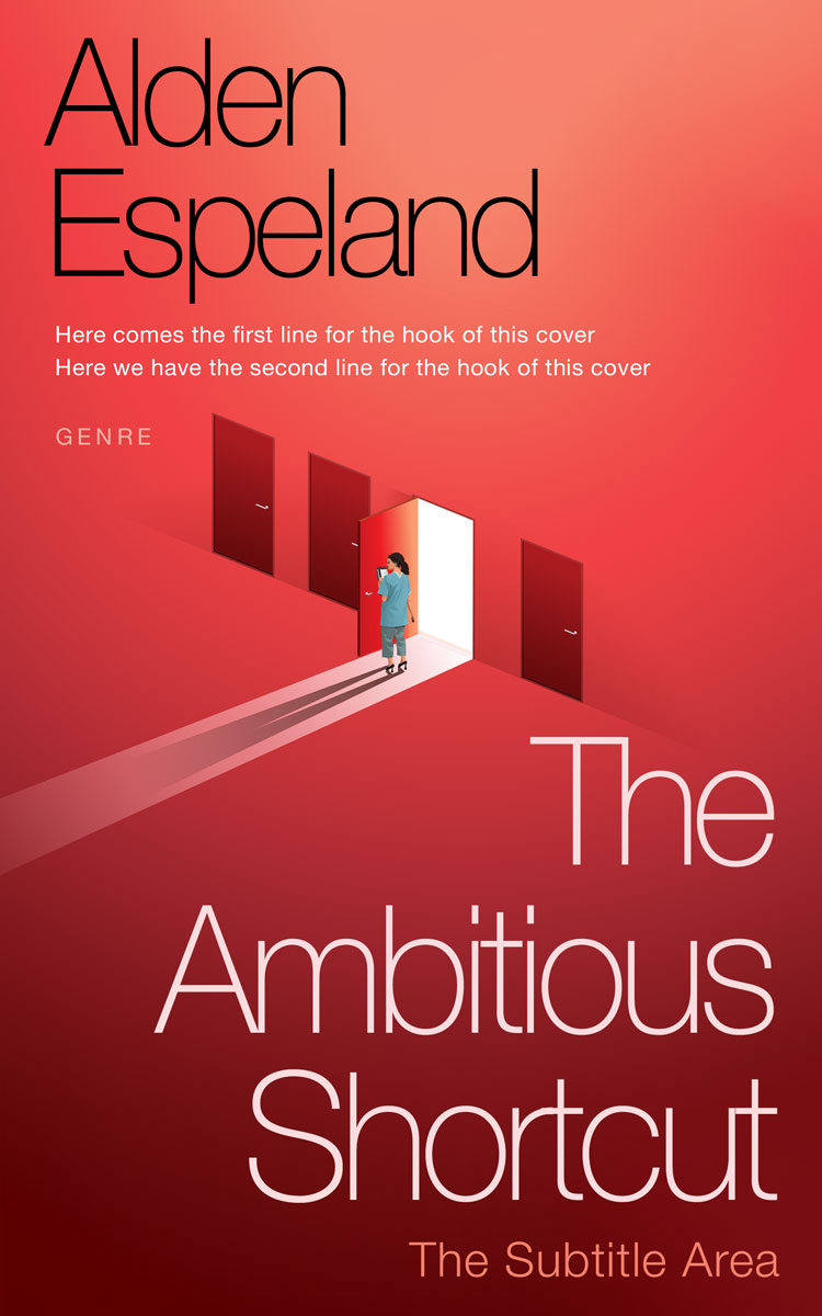 2D view of Premade Business Book Cover - Valencia