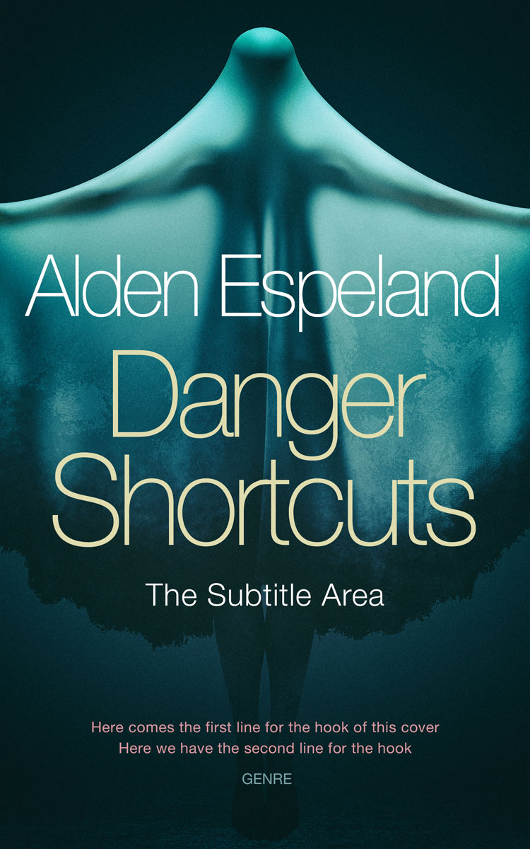 2D view of Premade Horror Book Cover - Tiber