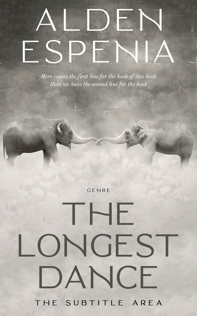 2D view of Premade Fantasy Book Cover - Cloud