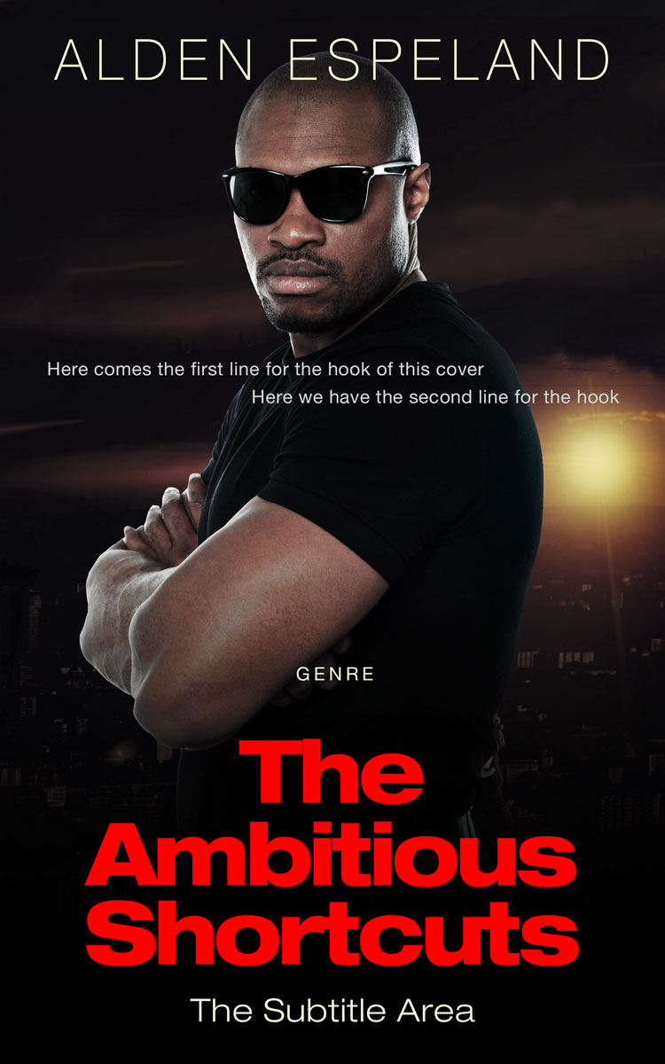 2D view of Premade Mystery & Thriller & Suspense Book Cover - Cod Gray