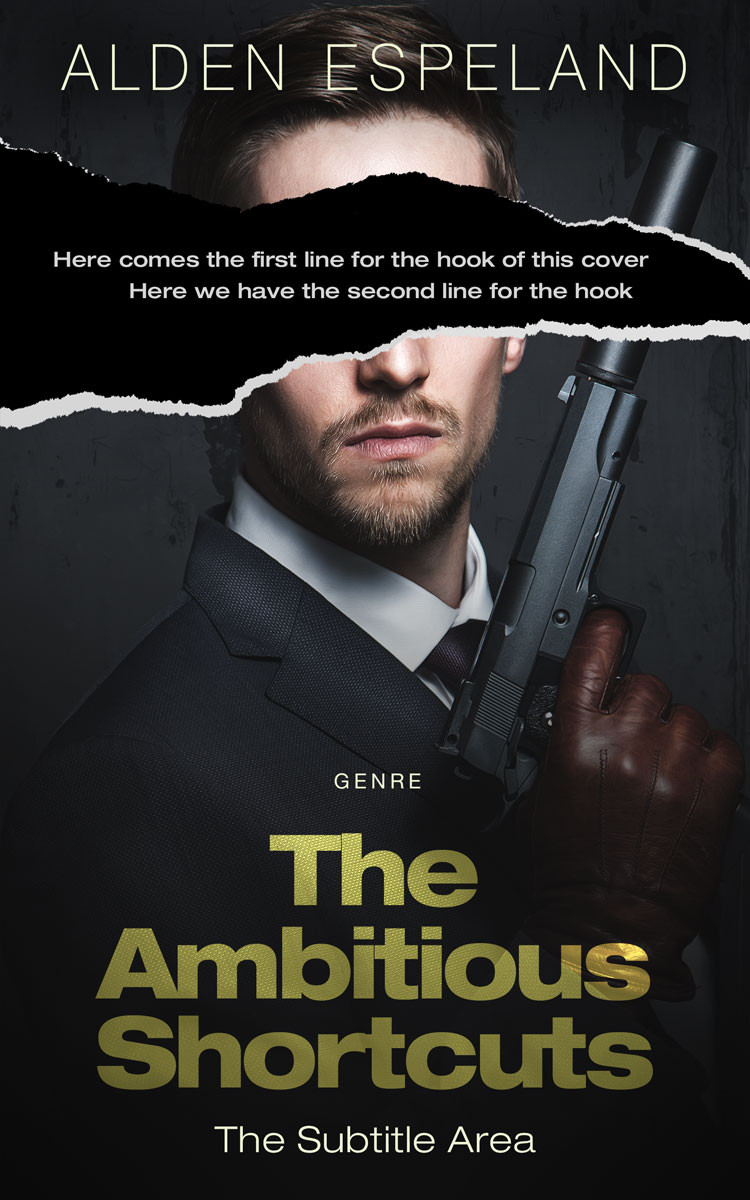 2D view of Premade Mystery & Thriller & Suspense Book Cover - Shark